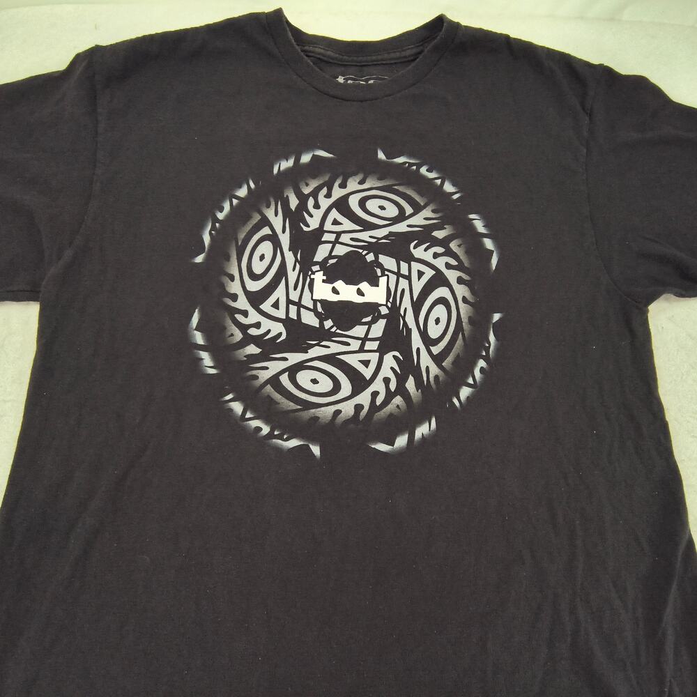 Tool Band Short Sleeve Crew Neck Casual Graphic T Shirt Mens Size Large L Black